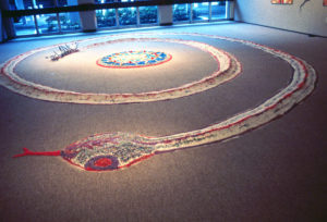 In Quest of Goddess Coatlicue: Magic Circle IX, Fine Arts Gallery, Broward College, Davie, FL ,1985